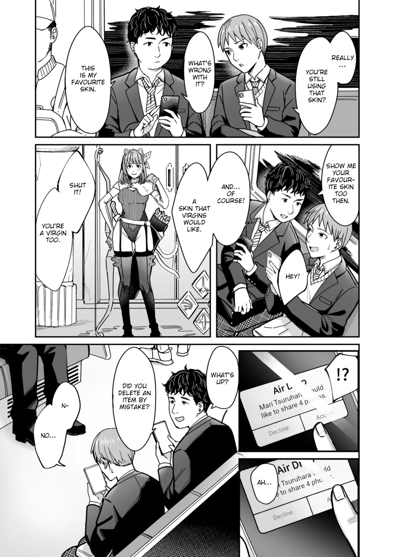 Hentai Manga Comic-A Story About How I Got Sent Lewd Selfies From A Woman I Didn't Know-Read-3
